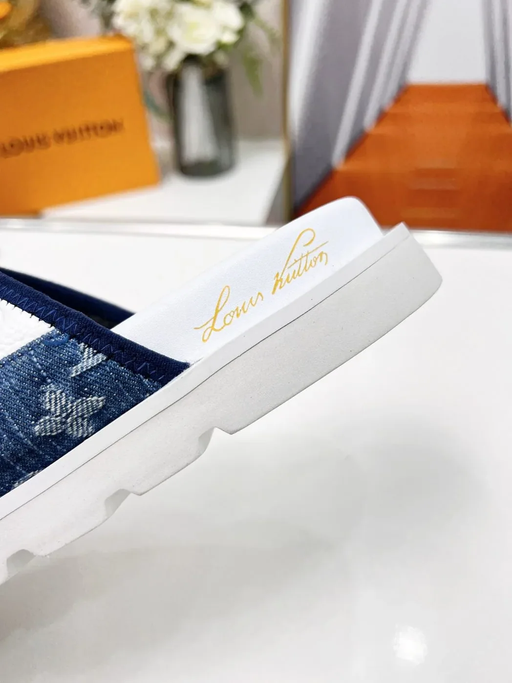 Louis Vuitton Pool Pillow Comfort Mule Blue for Women
