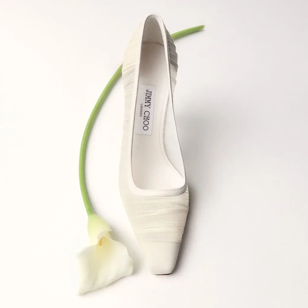 Jimmy Choo Lotta 100 Ivory LOTTA100IVW