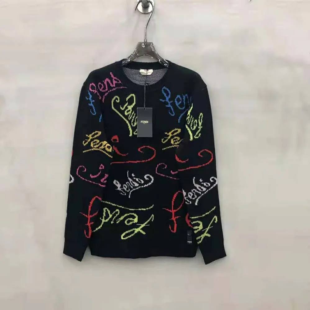 Fendi Sweater with Crew Neck and Long Sleeves for Women
