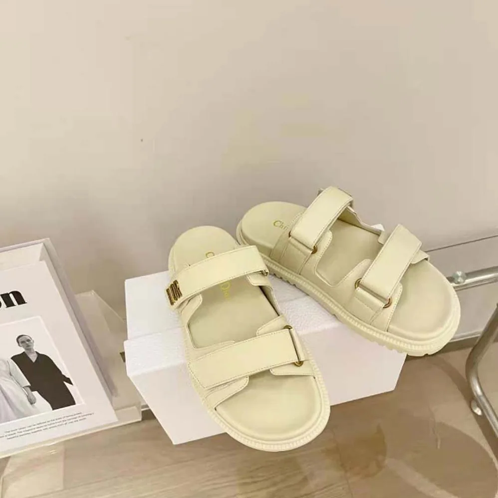 Dior DiorAct Slide White Lambskin for Women