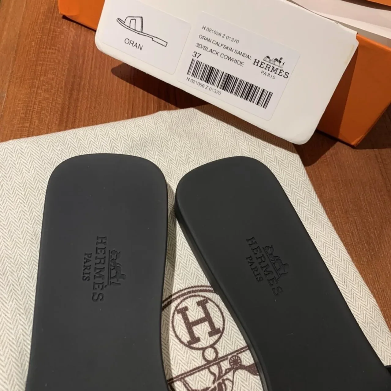 Hermes Aloha Sandal Black , Shoes for Women