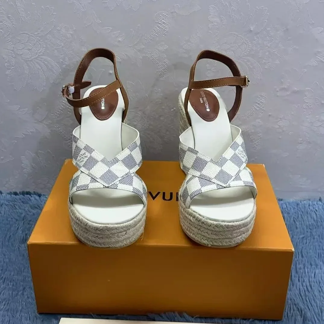 Louis Vuitton Starboard Wedge Sandal - 1AB2F1 Louis Vuitton Starboard Wedge Sandal - 1AB2F1