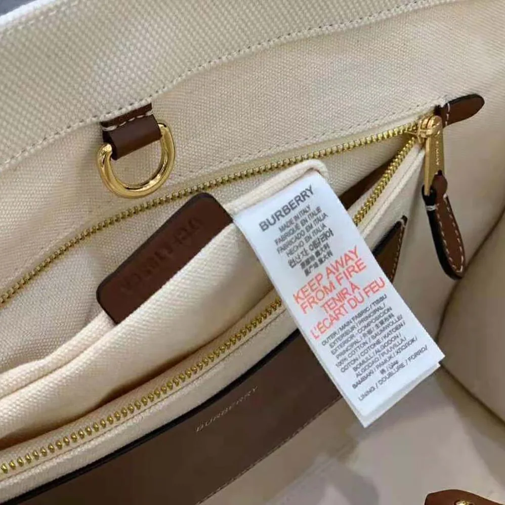 Burberry Medium Freya Tote for Women in Beige Burberry Medium Freya Tote for Women in Beige