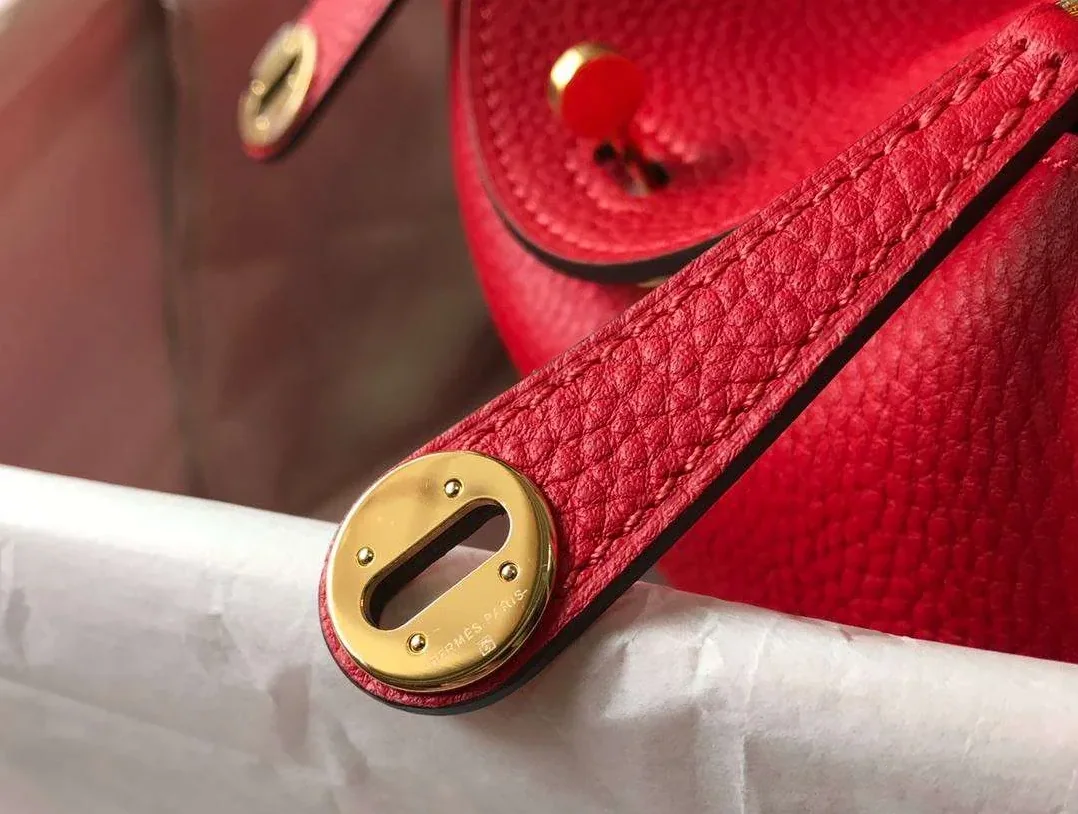 Hermes Lindy Mini Red /
