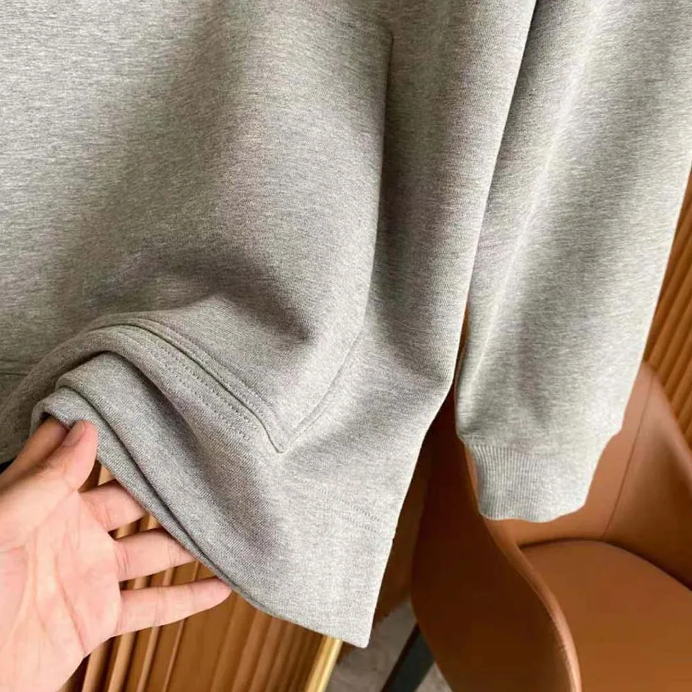 Burberry Monogram Print Cotton Oversized Hoodie for Women