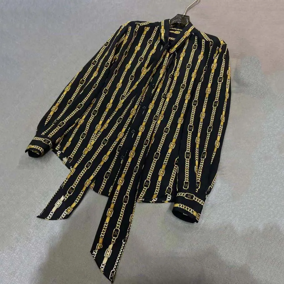 Celine Loose Shirt in Crepe DE Chine for Women