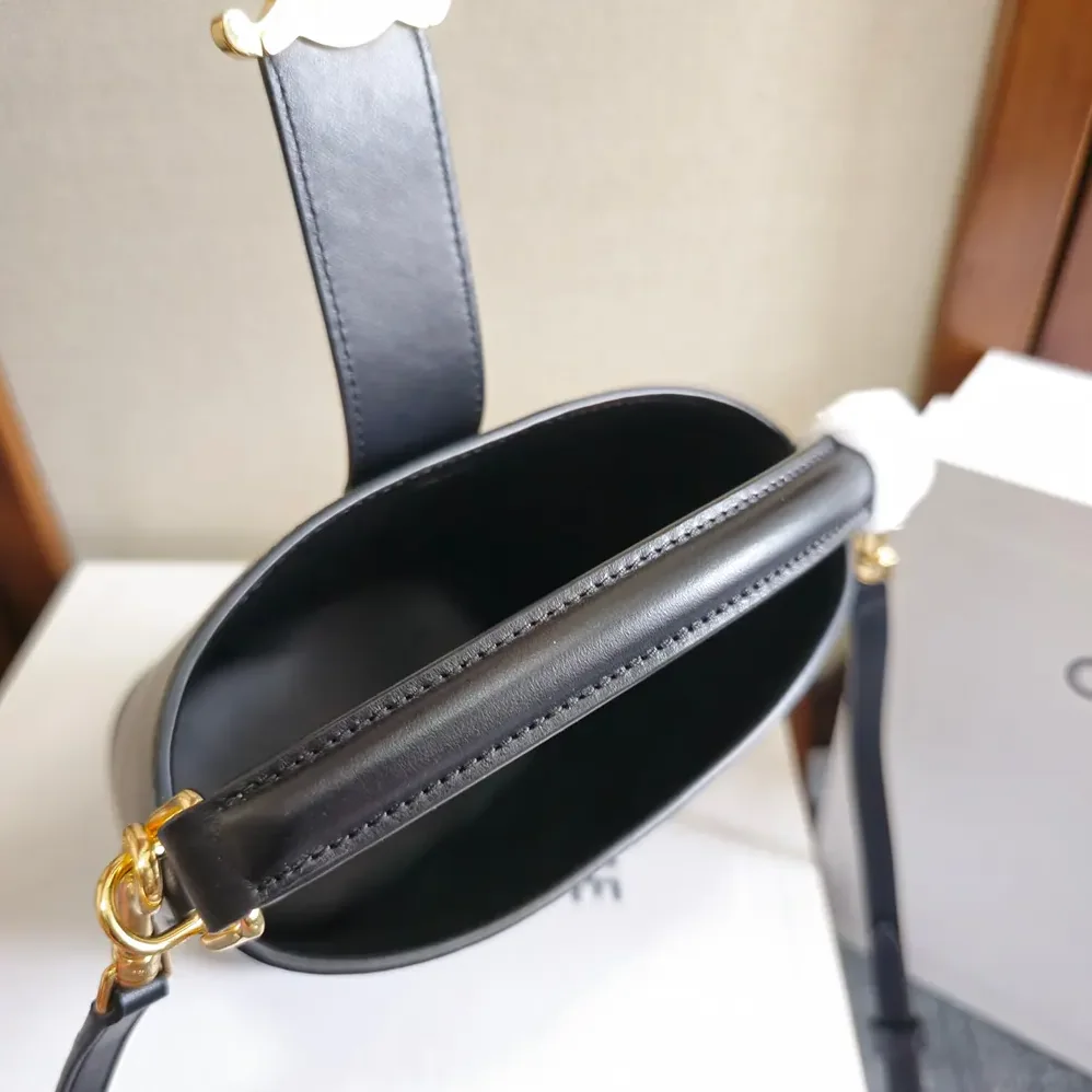 Celine Small Bucket Louise in Smooth Calfskin for Women in Black Celine Small Bucket Louise in Smooth Calfskin for Women in Black