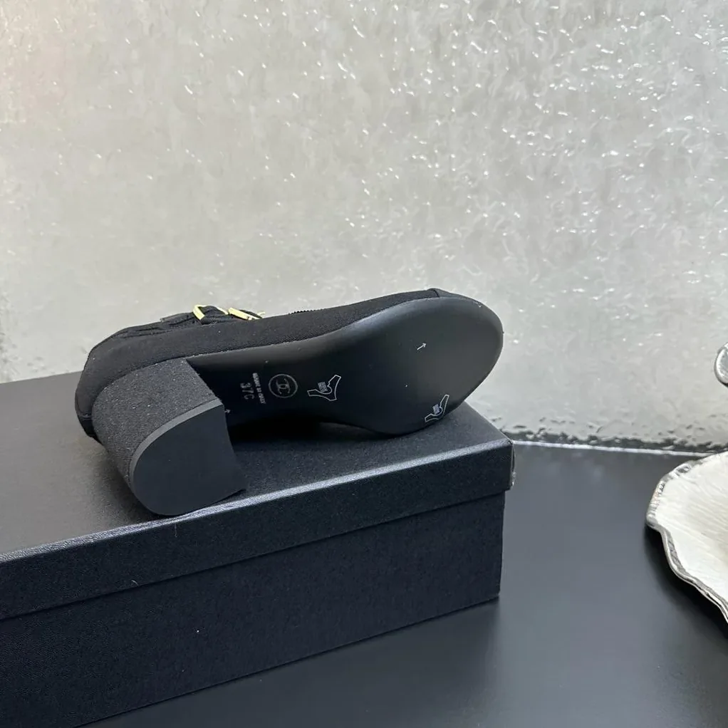 Chanel Mary Janes Black