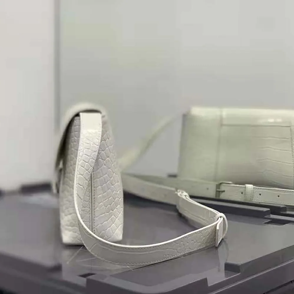 Balenciaga Downtown XS Shoulder Bag in White for Women Balenciaga Downtown XS Shoulder Bag in White for Women