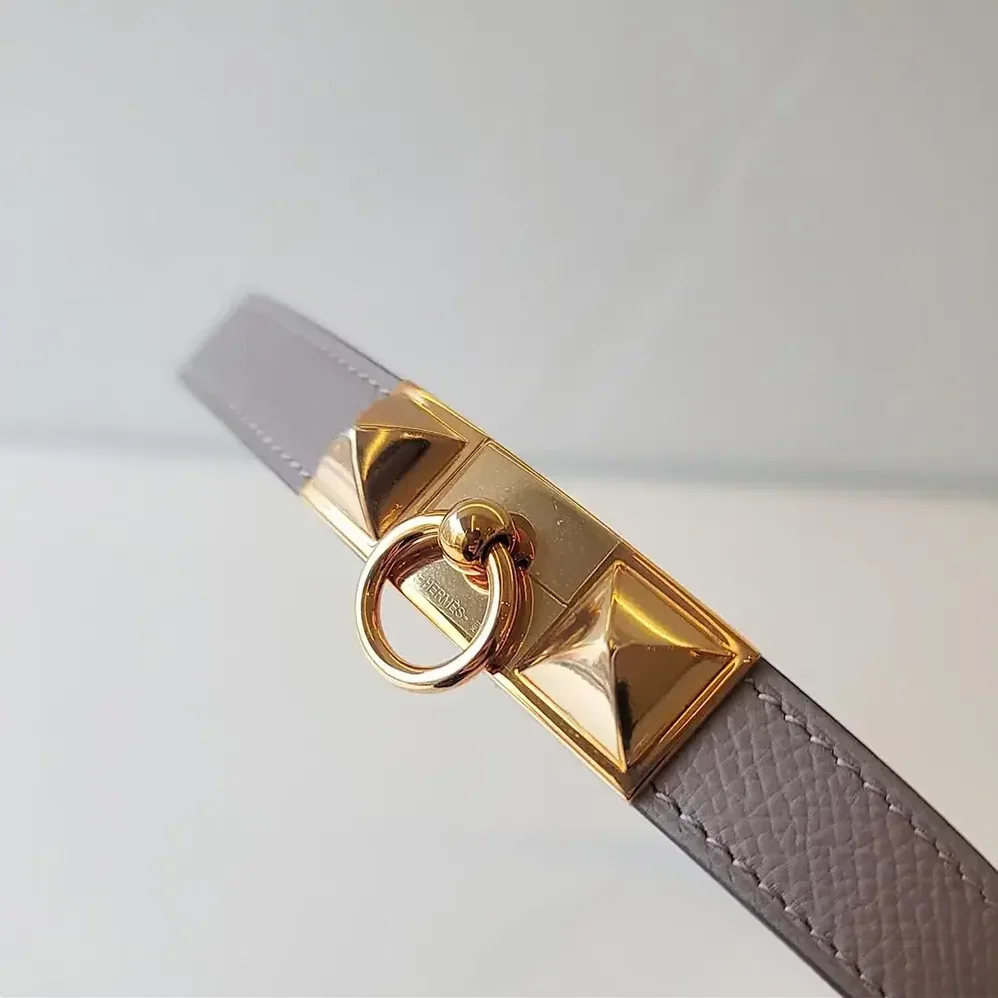 Hermes Collier De Chain Bellt in Epsom Calfskin for Unisex Hermes Collier De Chain Bellt in Epsom Calfskin for Unisex