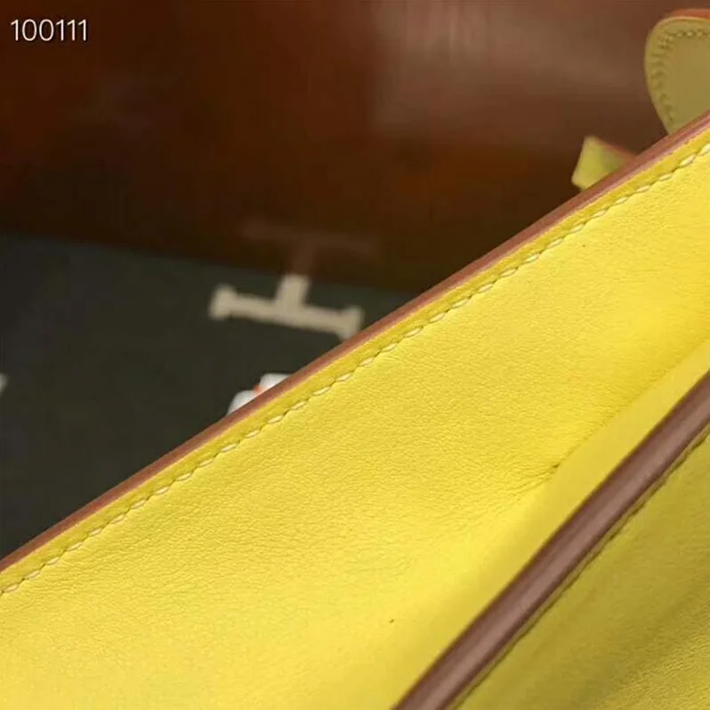 Hermes Bag in Swift Calfskin in Yellow Hermes Bag in Swift Calfskin in Yellow