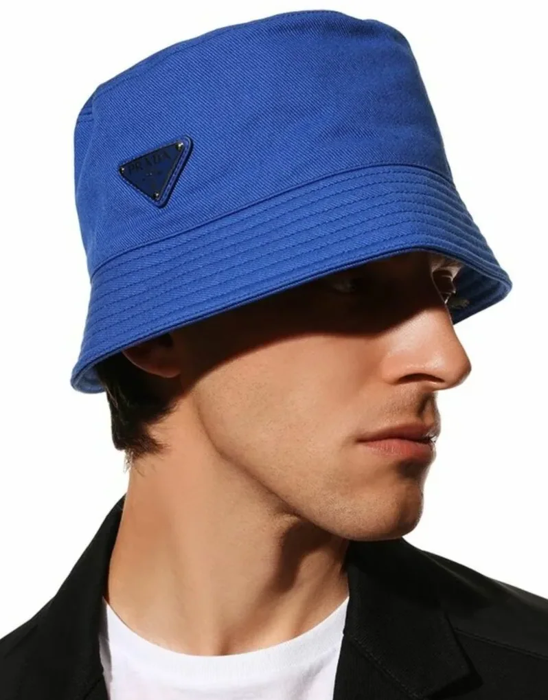 Prada Drill Bucket Hat Blue - 2HC137_2DXI_F0013 Prada Drill Bucket Hat Blue - 2HC137_2DXI_F0013
