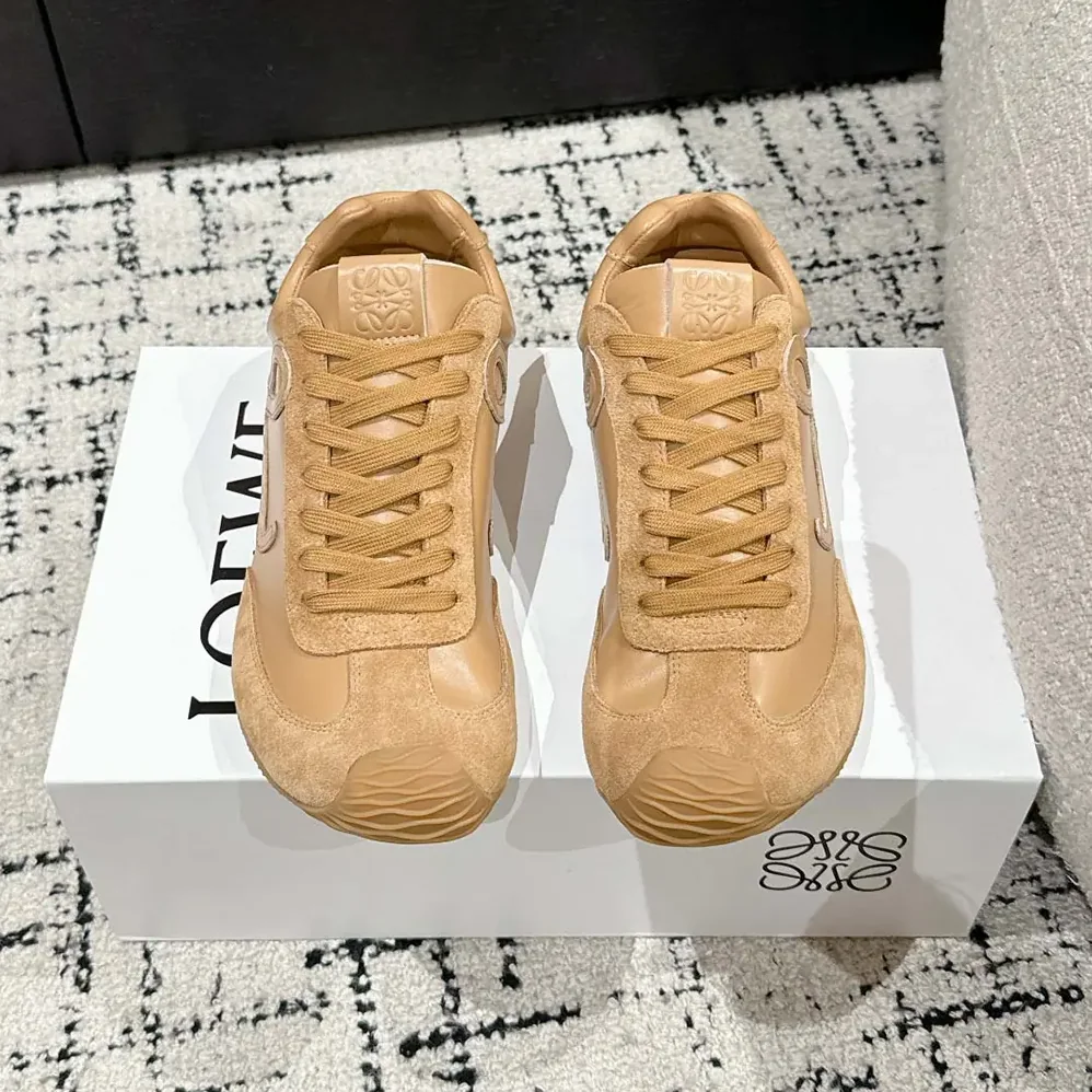 Loewe Ballet Runner 2.0 in Soft Calfskin for Unisex in Brown Loewe Ballet Runner 2.0 in Soft Calfskin for Unisex in Brown
