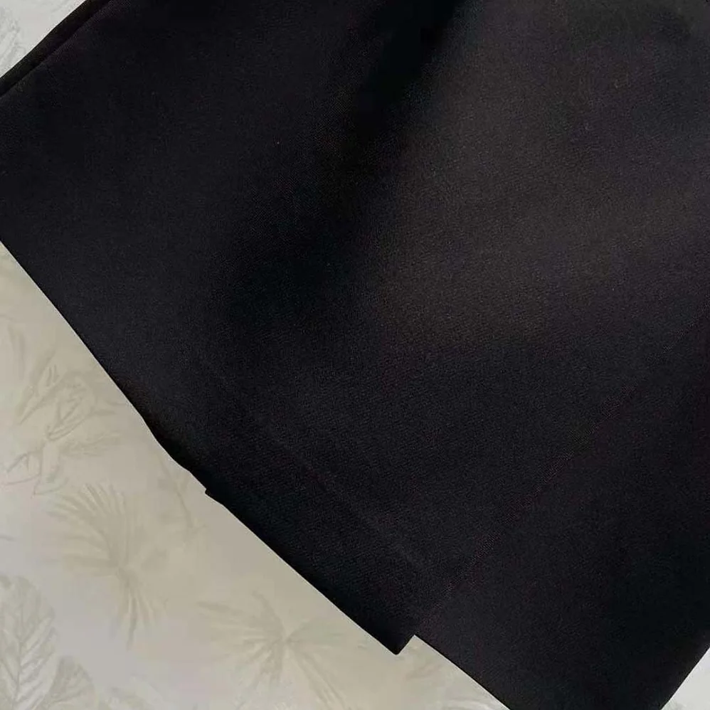Dior Skort with CD Button Black Wool and Silk for Women Dior Skort with CD Button Black Wool and Silk for Women