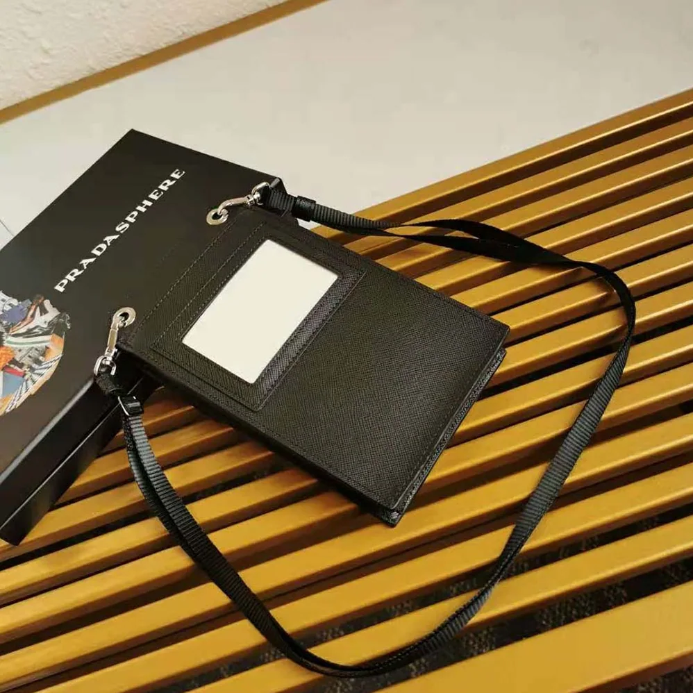 Prada Saffiano Leather Smartphone Case for Men in Silver Prada Saffiano Leather Smartphone Case for Men in Silver