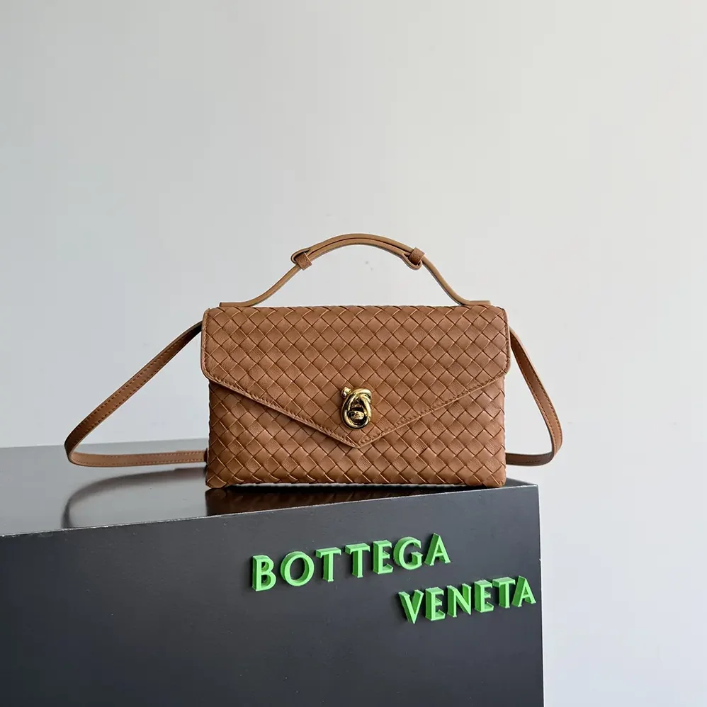 Bottega Veneta Knot Lock for Women in Brown