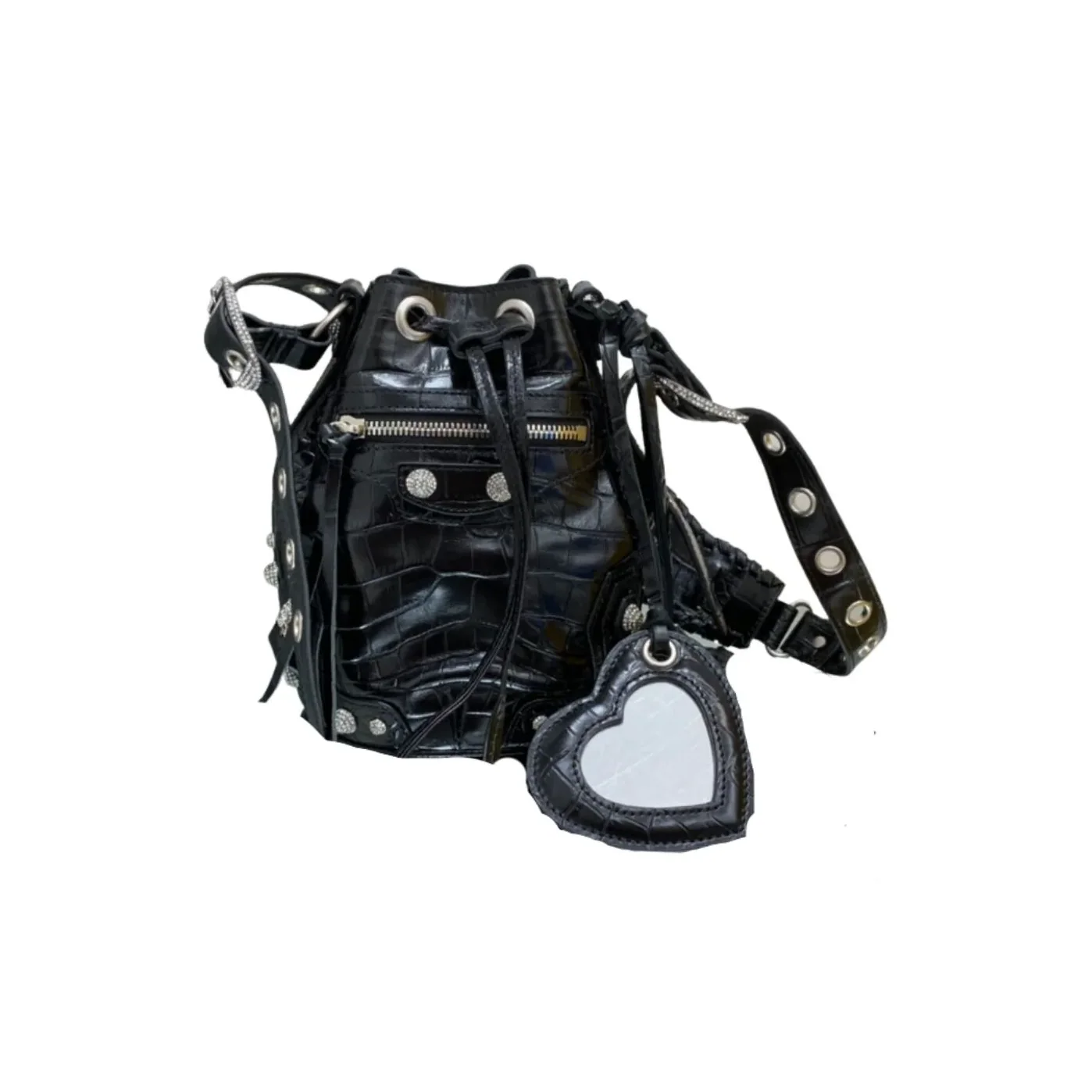 Balenciaga Le Cagole XS Bucket Bag Black /