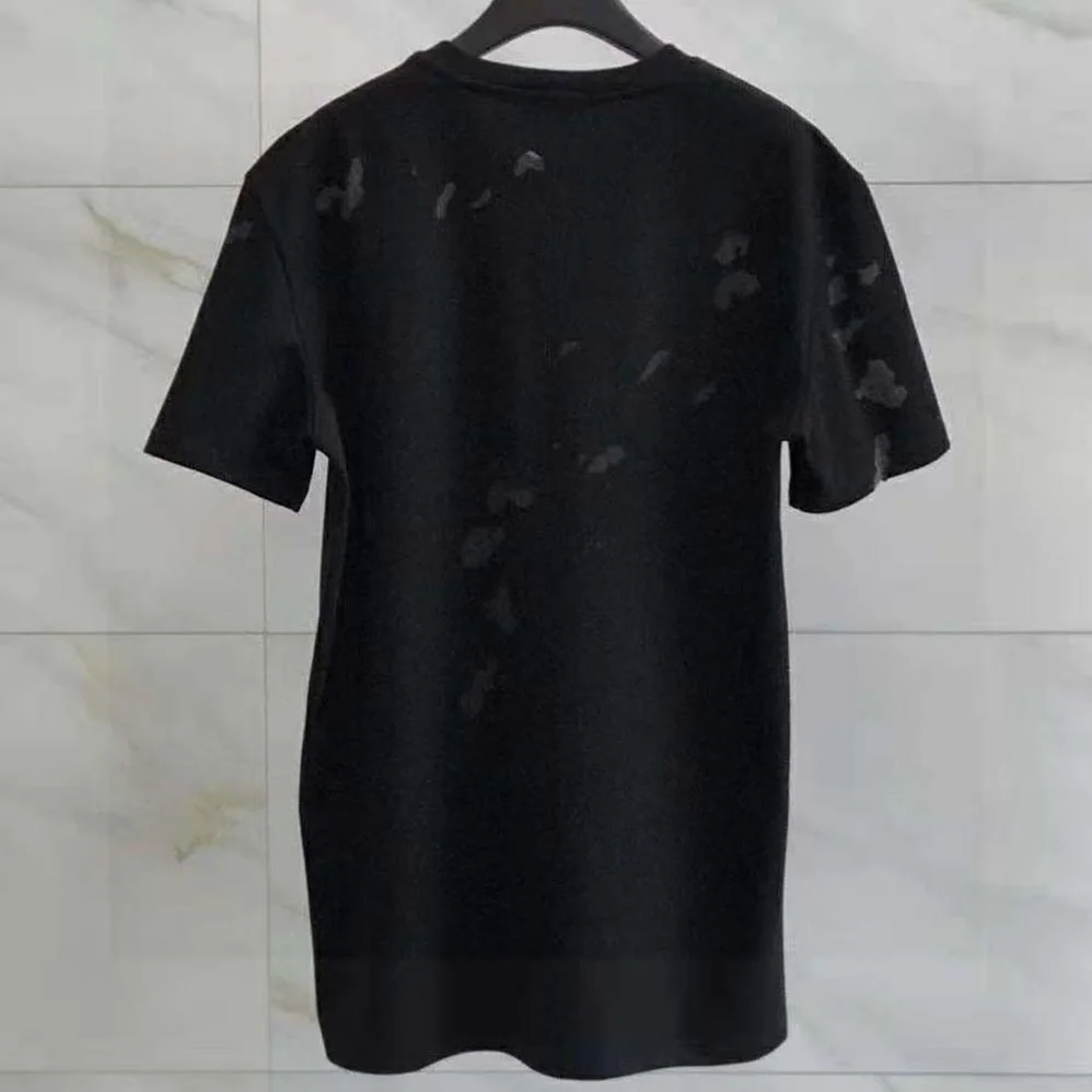Givenchy Paris Destroyed T-Shirt for Men in Black Givenchy Paris Destroyed T-Shirt for Men in Black