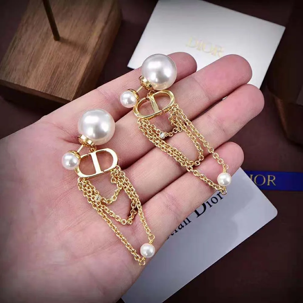 Dior Tribales Earrings Gold for Women in Finish Metal