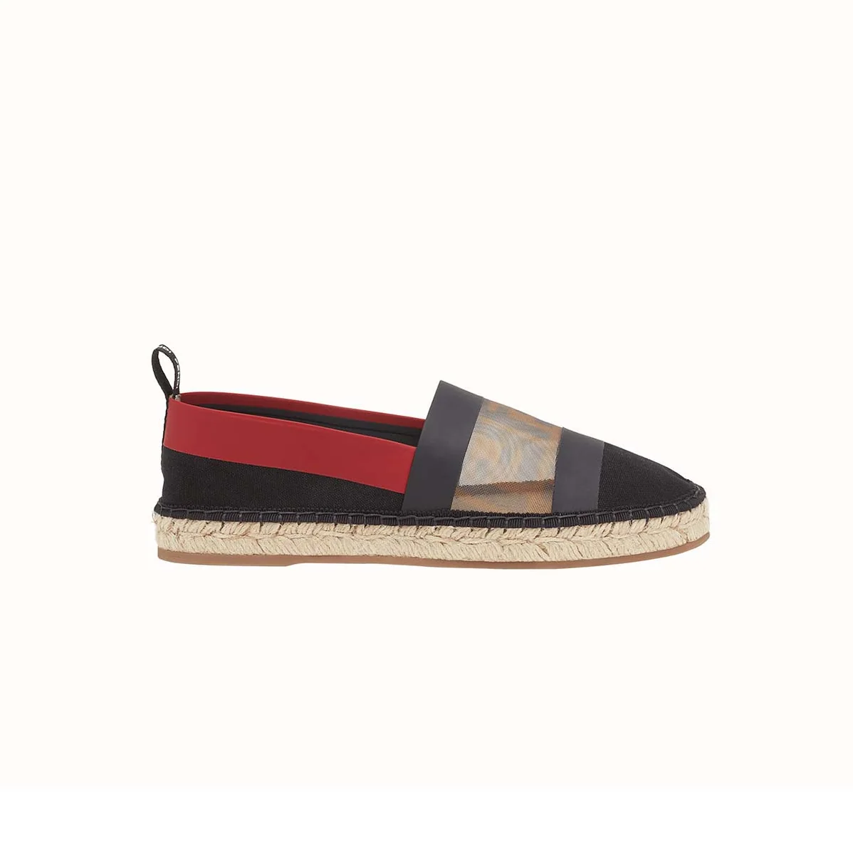 Fendi Black Canvas Espadrilles Shoes Black for Women Fendi Black Canvas Espadrilles Shoes Black for Women