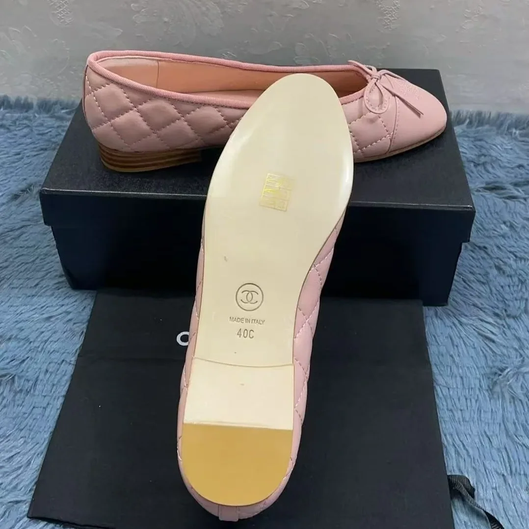 Chanel Ballet Flats Light Pink Chanel Ballet Flats Light Pink