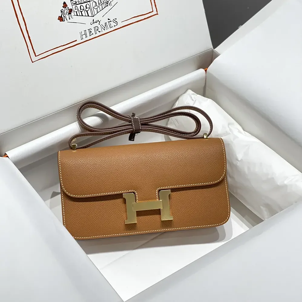 Hermes Constance Elan Epsom Gold for Women in Brown Hermes Constance Elan Epsom Gold for Women in Brown