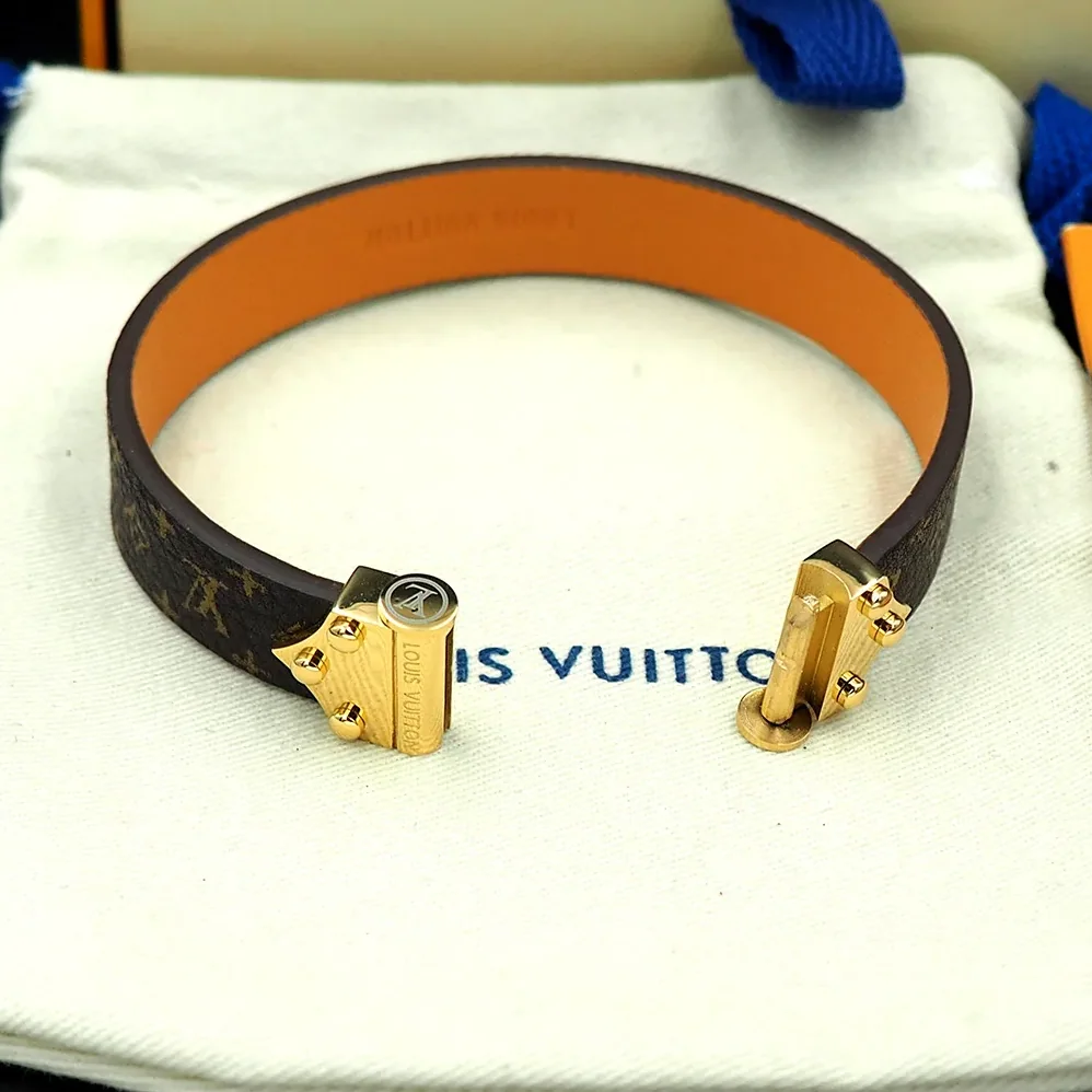 Louis Vuitton Nano Monogram Bracelet Brown Louis Vuitton Nano Monogram Bracelet Brown