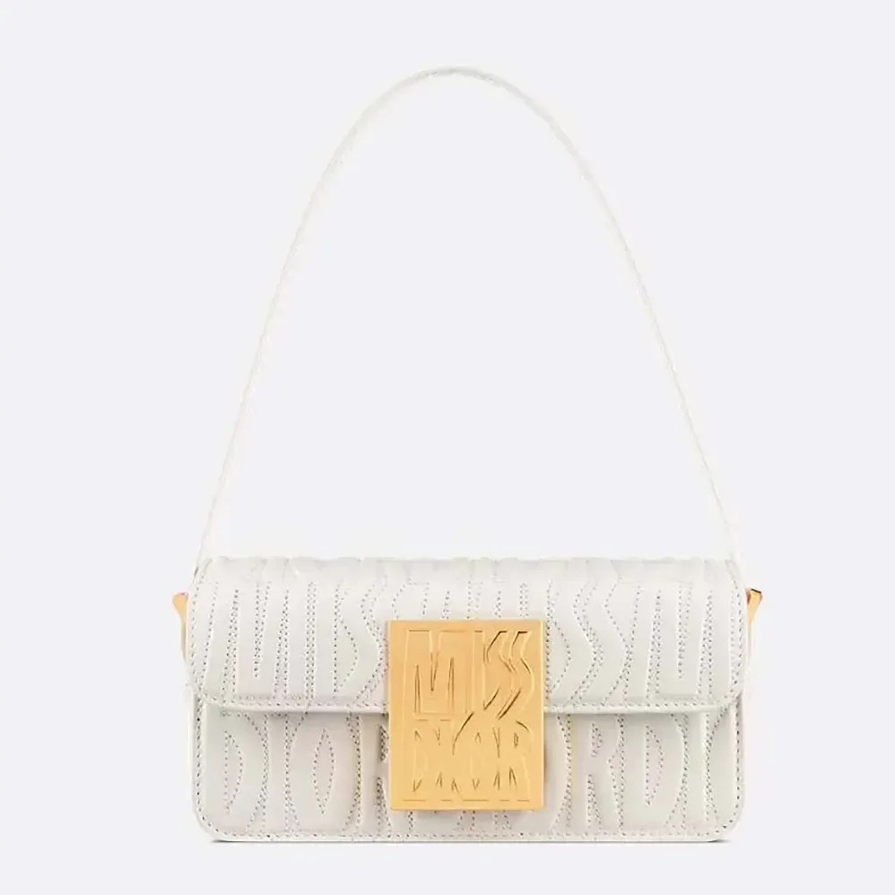 Dior Miss Dior Flap Bag Latte Quilted Miss Dior Allover Calfskin for Women