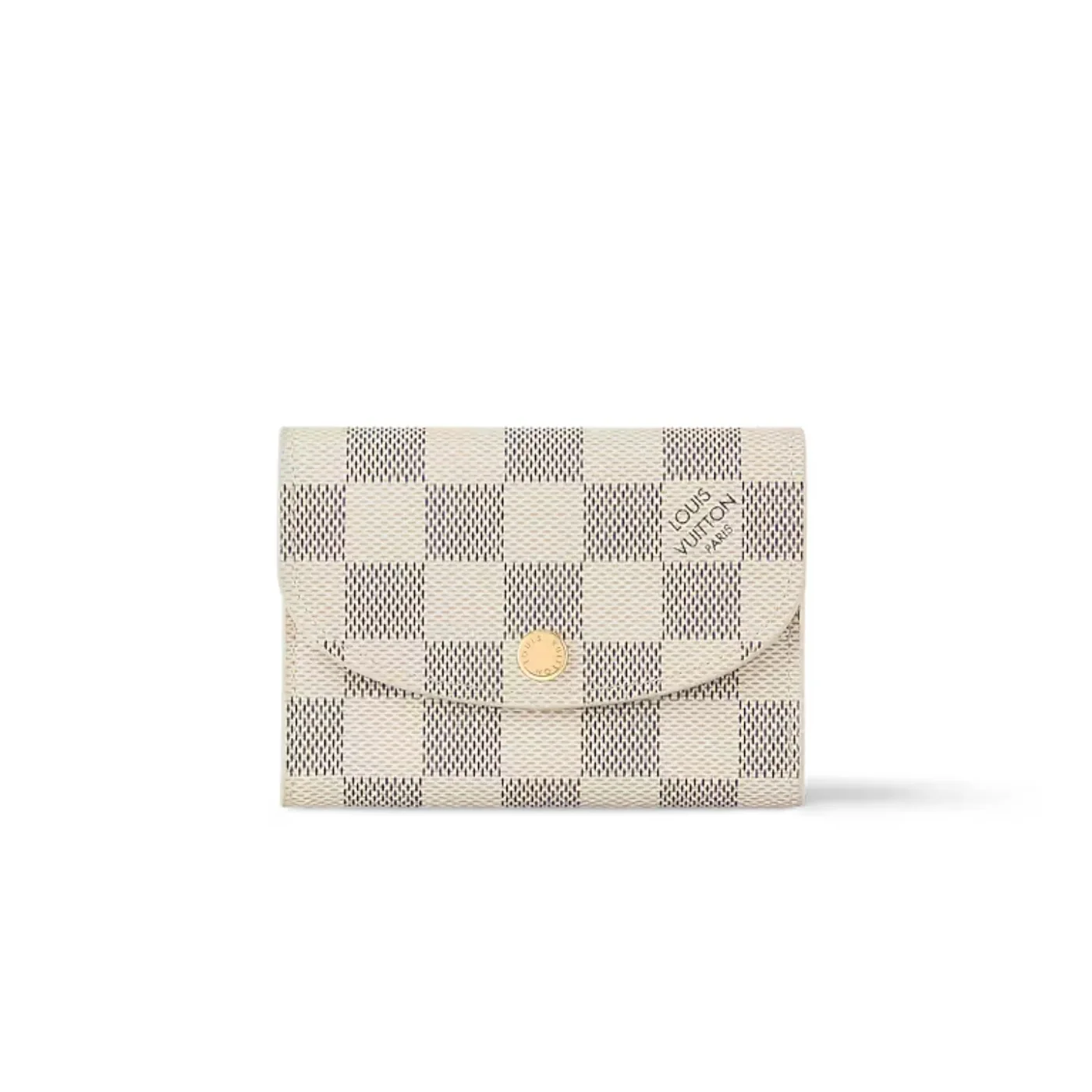 Louis Vuitton Rosalie Coin Purse Damier Azur Canvas /