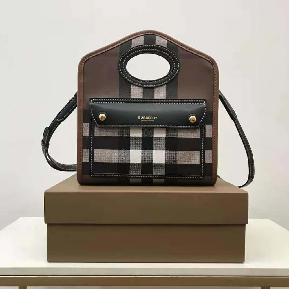 Burberry Mini Pocket Bag for Women in Brown