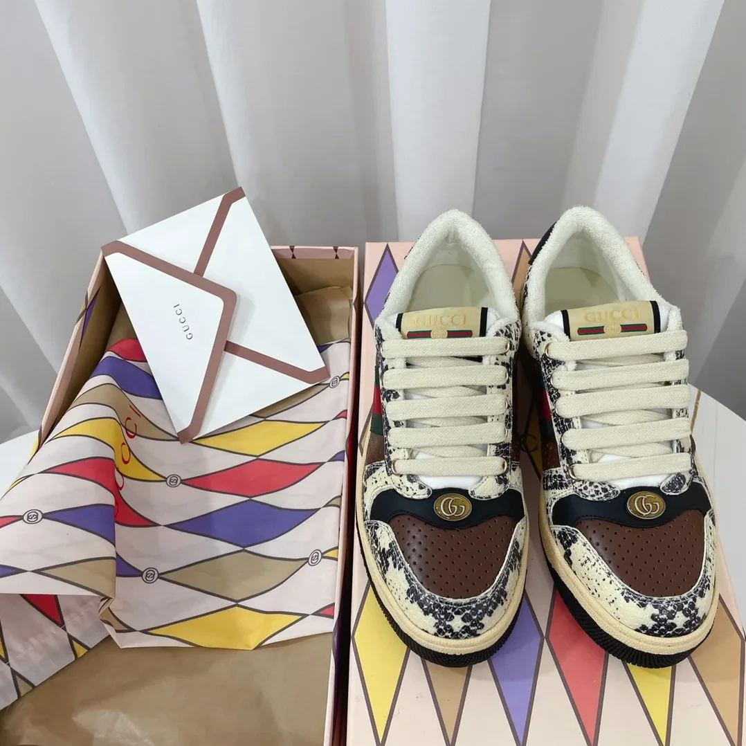 Gucci Screener Sneaker Beige for Women Gucci Screener Sneaker Beige for Women