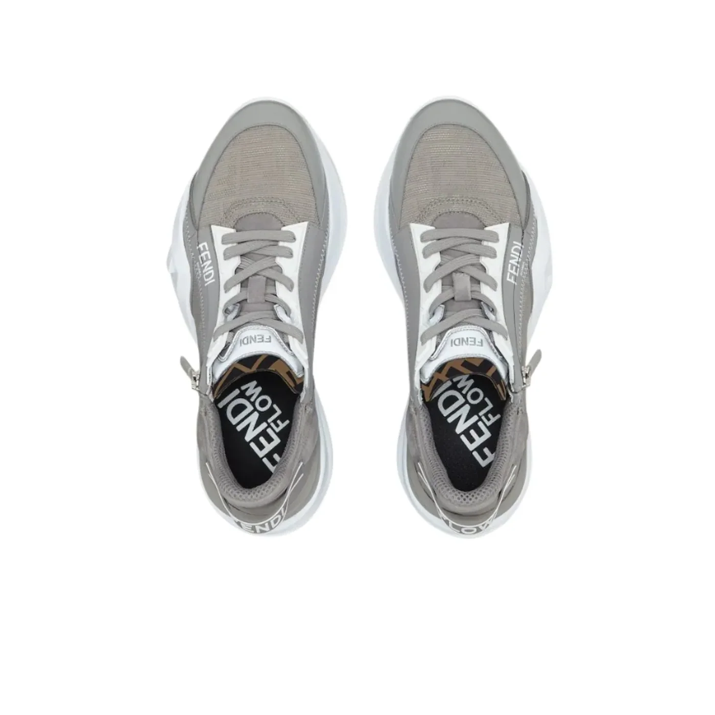 Fendi FD Flow Sneakers Grey 7E1392AD78F1FHF