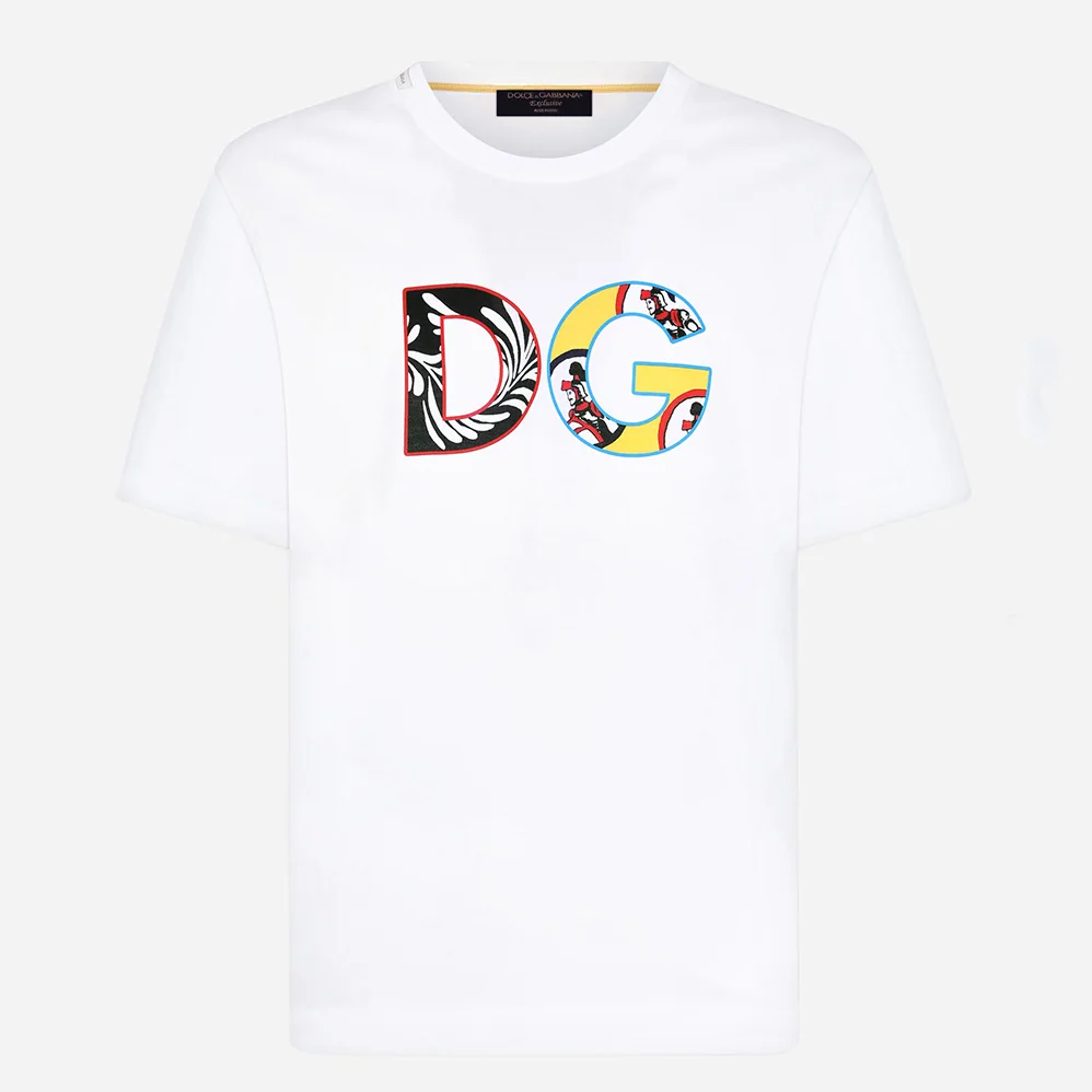 Dolce Gabbana D&G Cotton T for Women in Shirt with DG Patch Dolce Gabbana D&G Cotton T for Women in Shirt with DG Patch
