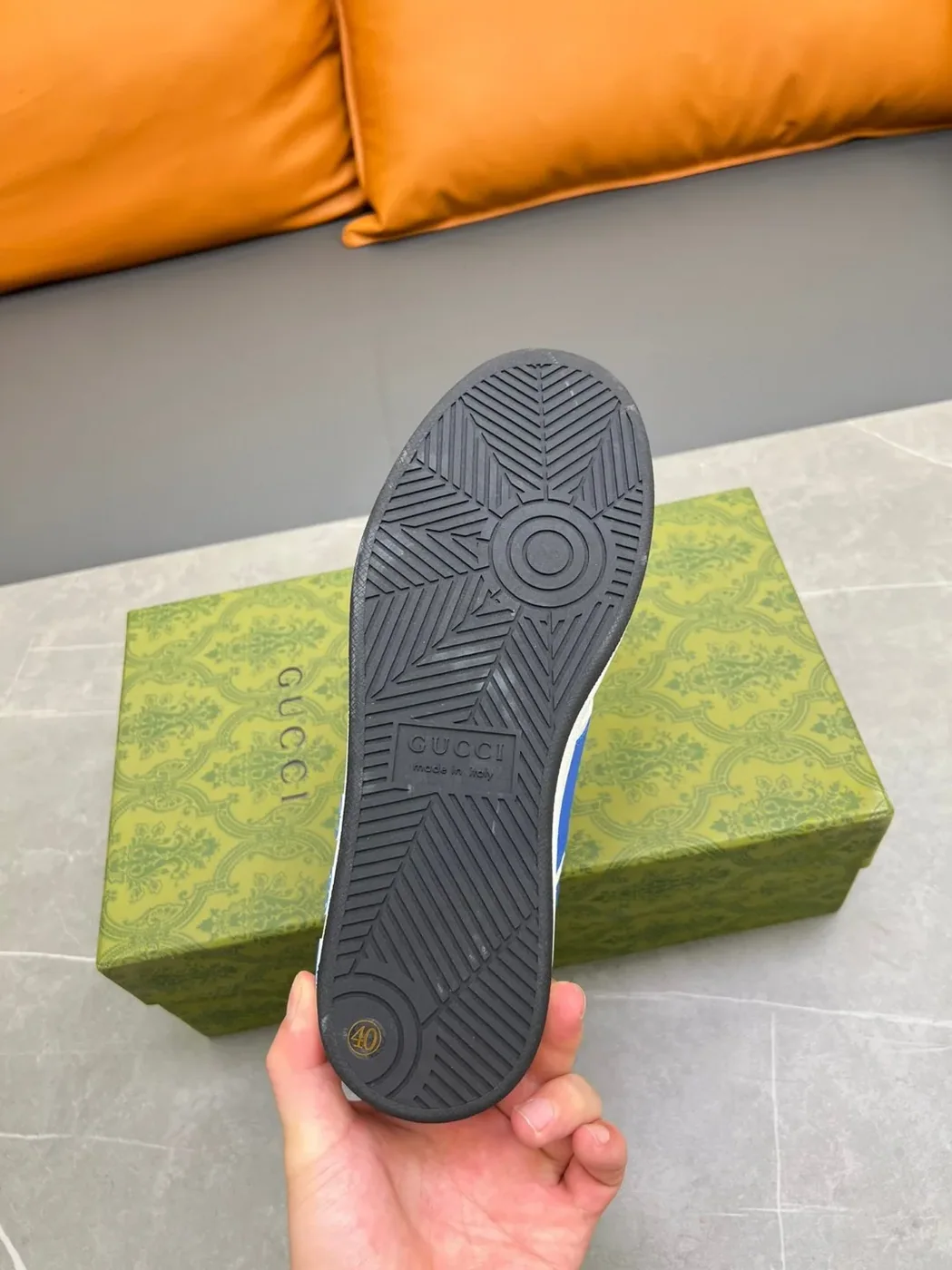Gucci Mac80 Sneaker Blue Gucci Mac80 Sneaker Blue