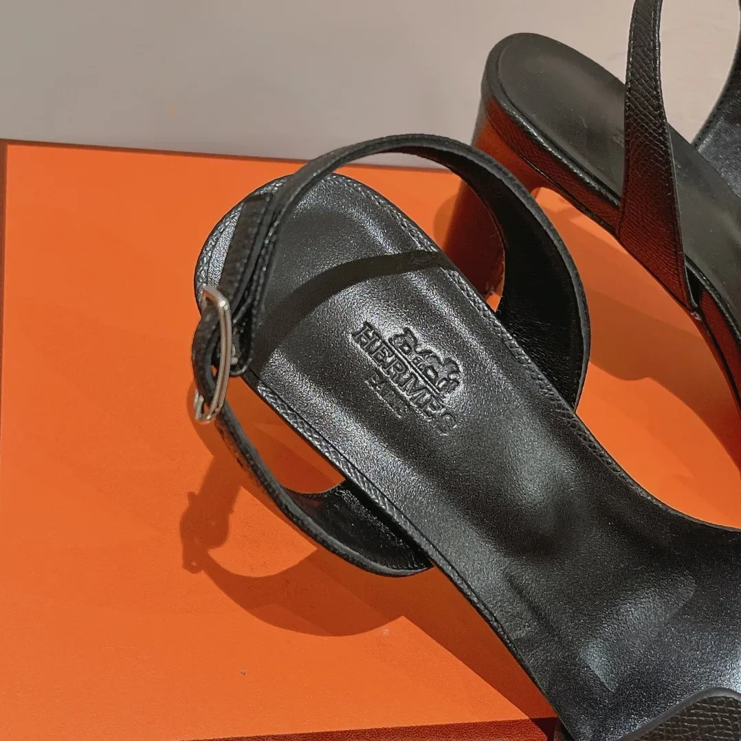 Hermes Eternite Sandal Noir / Hermes Eternite Sandal Noir /