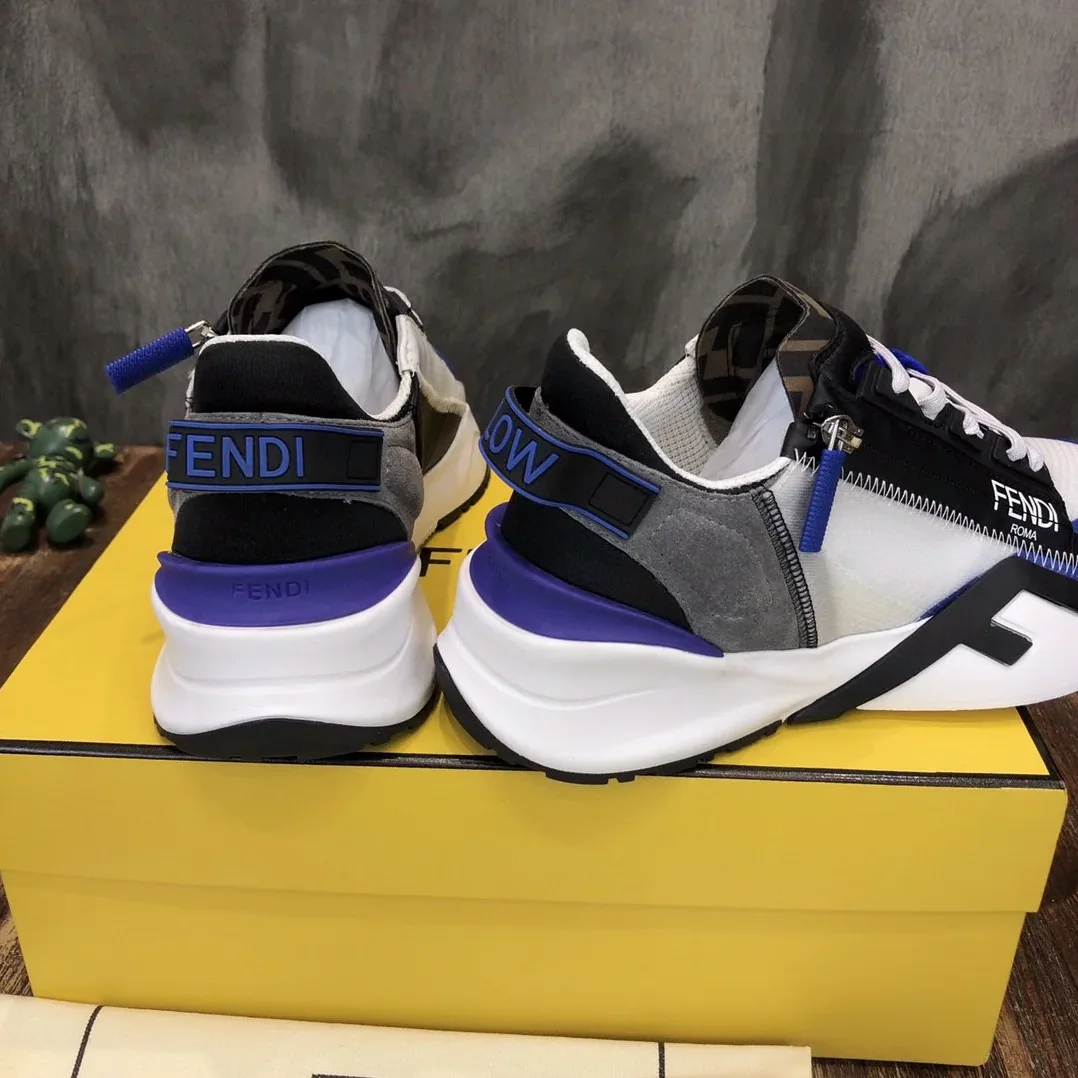 Fendi Flow Sneakers Blue 7E1453 Fendi Flow Sneakers Blue 7E1453