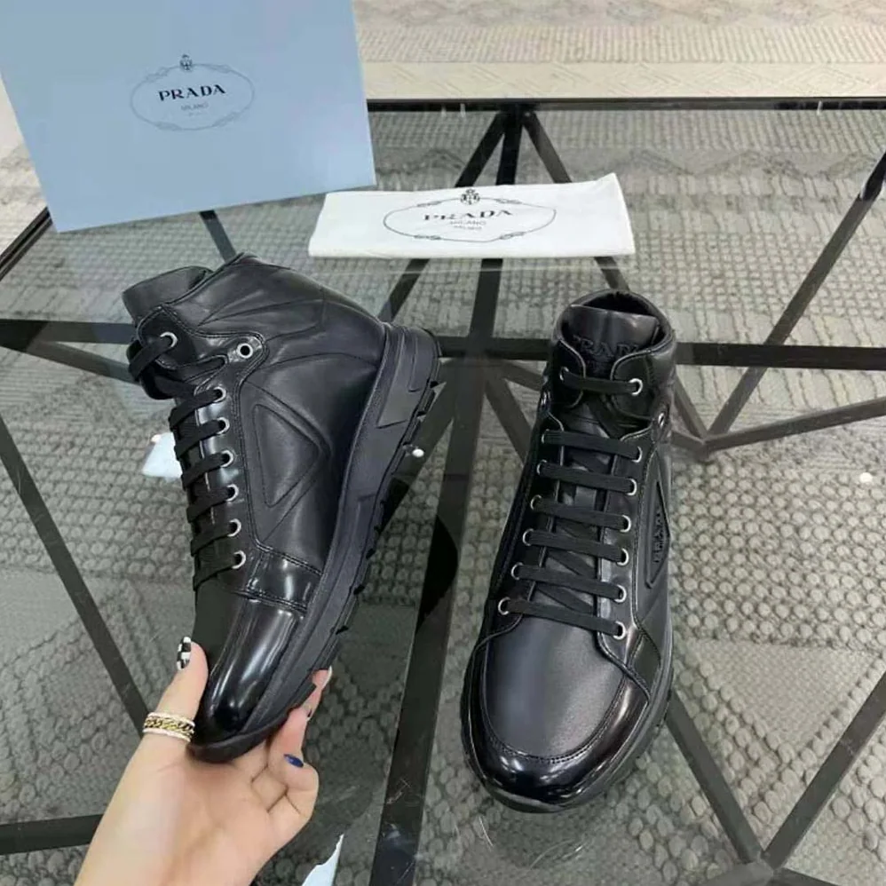 Prada PRAX 01 Re-Nylon and Brushed Leather Sneakers for Men Prada PRAX 01 Re-Nylon and Brushed Leather Sneakers for Men