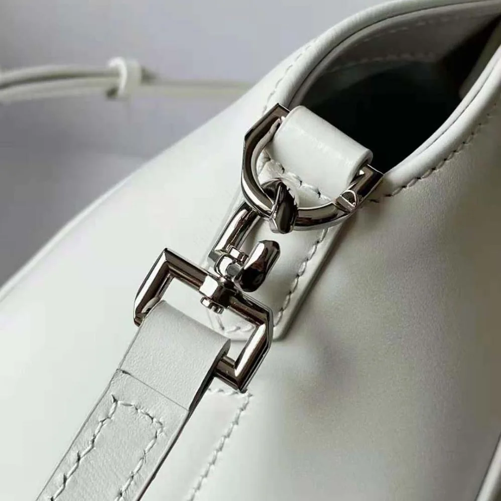 Givenchy Mini Antigona Lock Bag in Box Leather for Women in White Givenchy Mini Antigona Lock Bag in Box Leather for Women in White