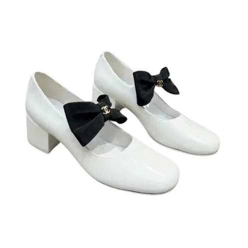 Chanel Bow Mary Jane White Chanel Bow Mary Jane White