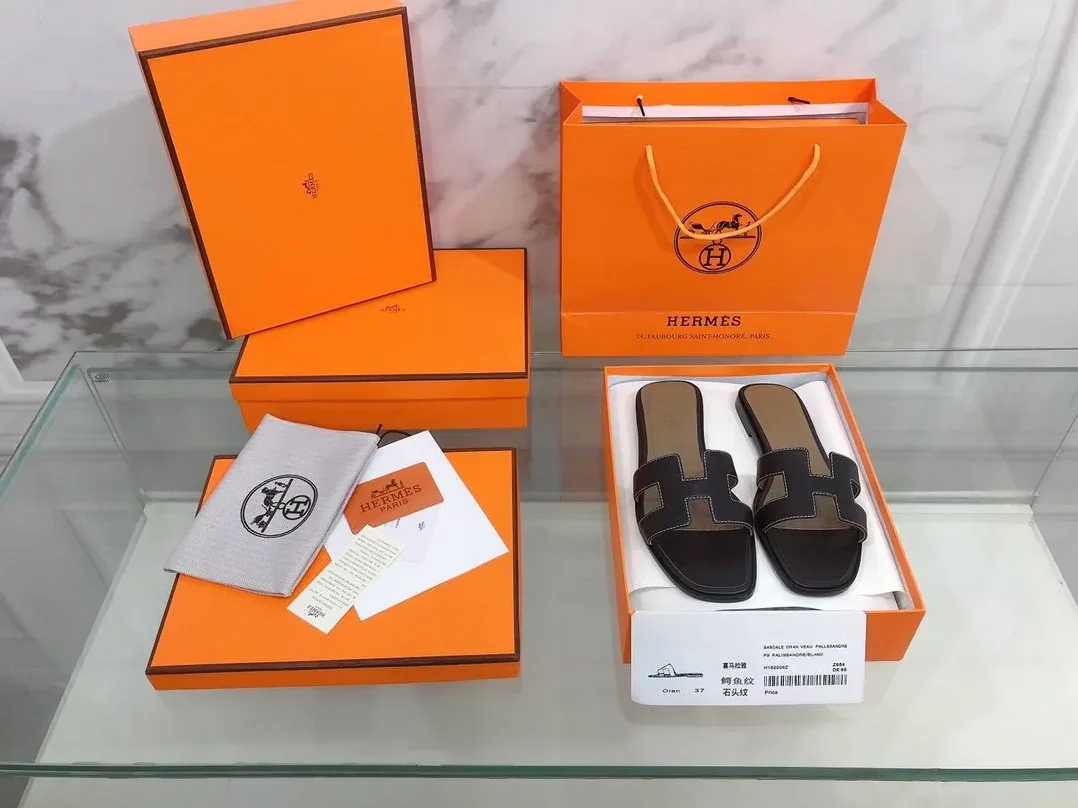 Hermes Eze 30 Sandal Black , Shoes for Women's