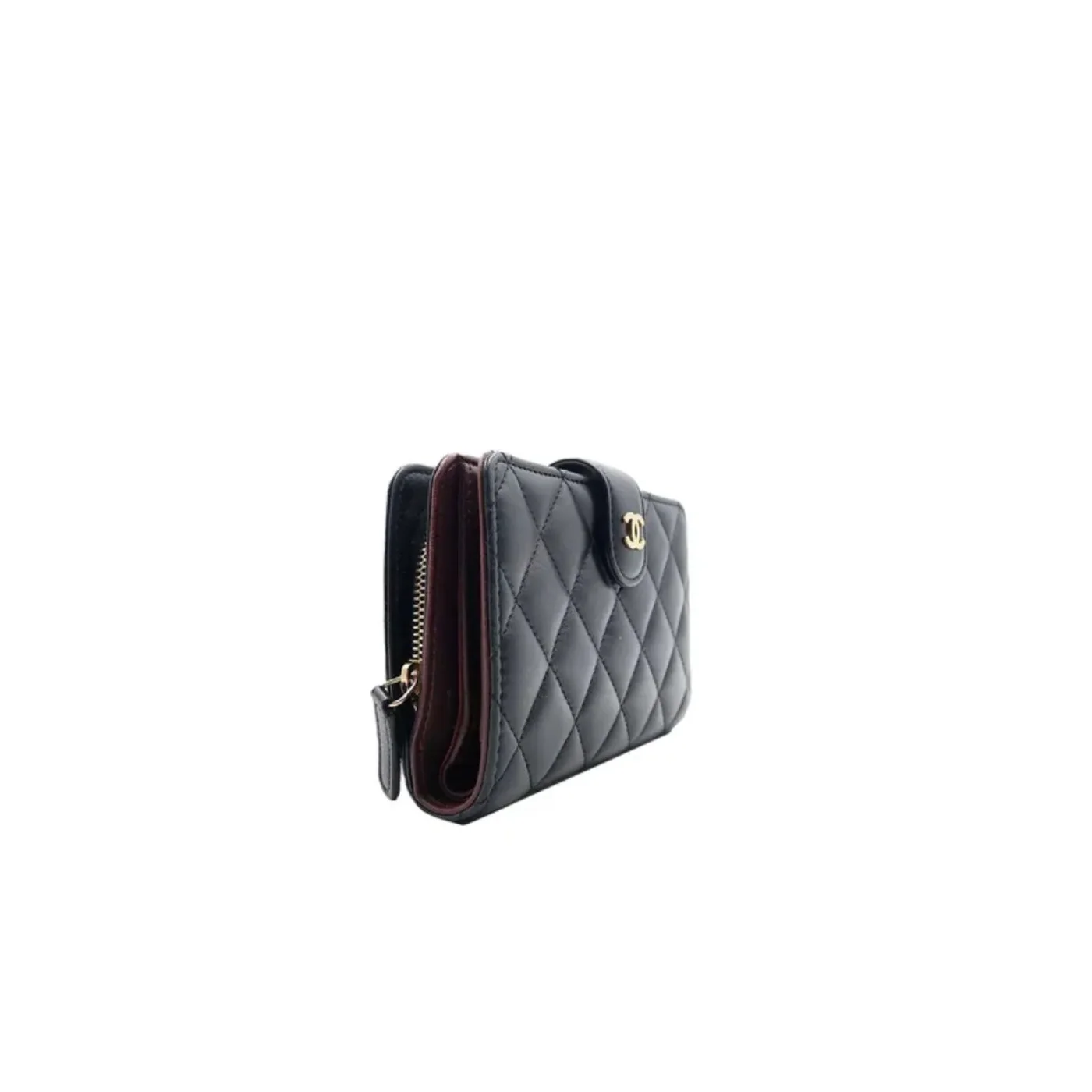 Chanel CC Lambskin Wallet Gold Hardware Black / Chanel CC Lambskin Wallet Gold Hardware Black /