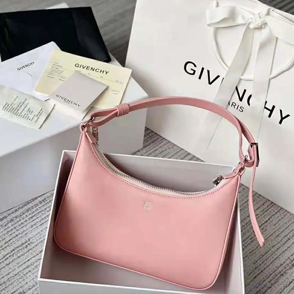 Givenchy Small Moon Cut Out Bag in Leather for Women in Pink Givenchy Small Moon Cut Out Bag in Leather for Women in Pink