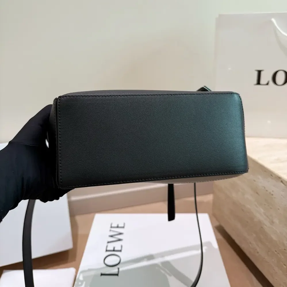 Loewe Small Puzzle Bag in Nappa Calfskin for Unisex in Grey Loewe Small Puzzle Bag in Nappa Calfskin for Unisex in Grey