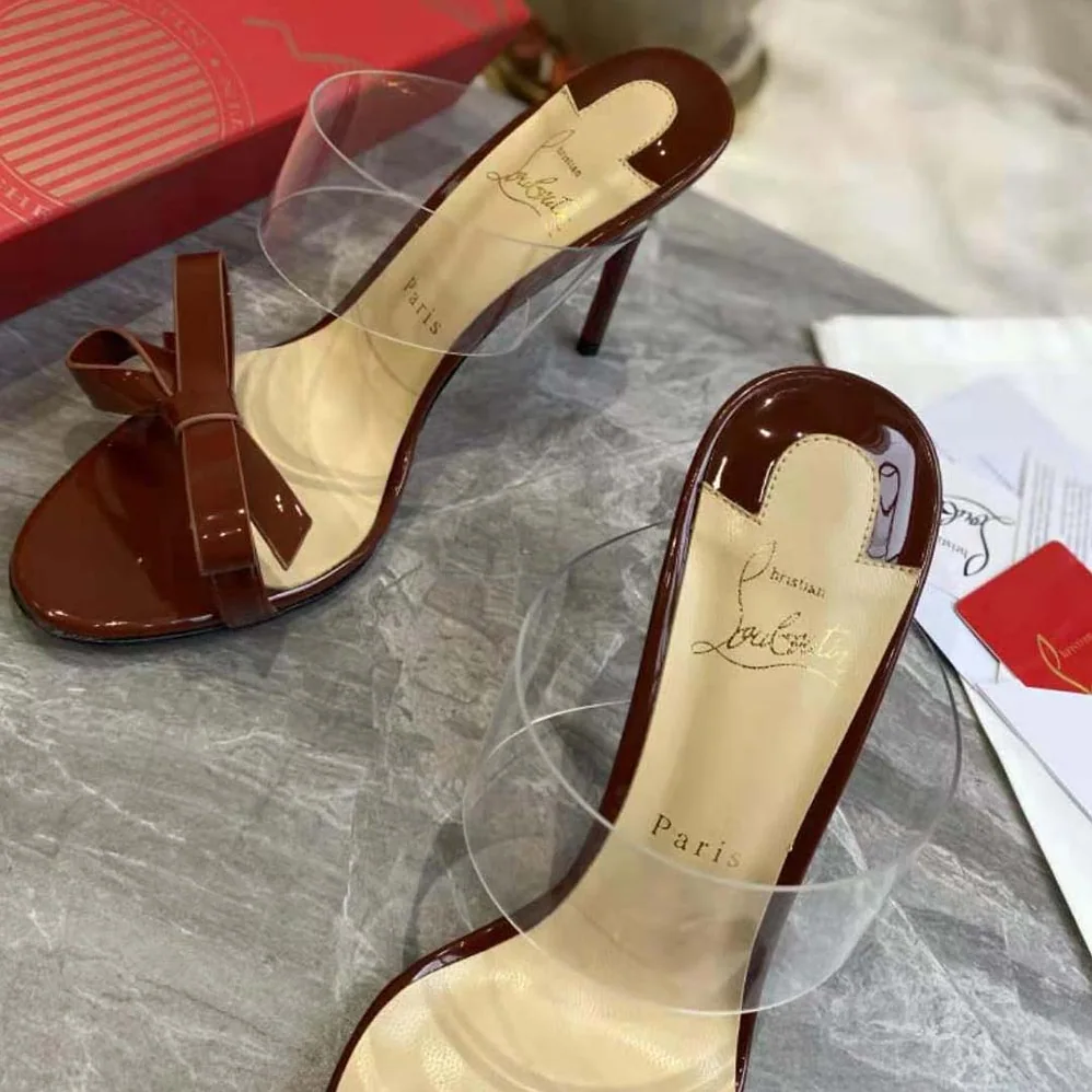 Christian Louboutin Just Nodo 85 mm Heel for Women in Maroon