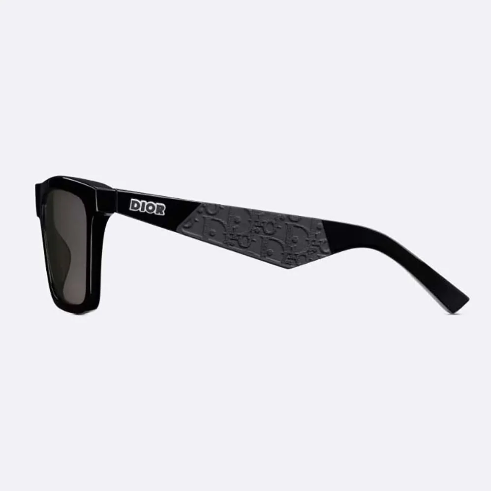Dior DiorB27 S1I Black Rectangular Sunglasses for Men Dior DiorB27 S1I Black Rectangular Sunglasses for Men
