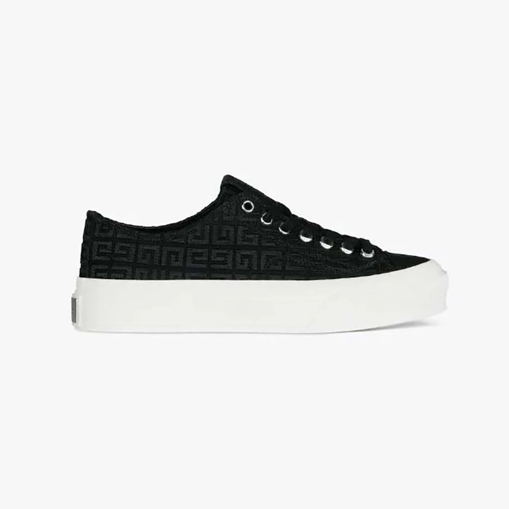 Givenchy Sneakers City in 4G Embroidered Canvas for Unisex in Black