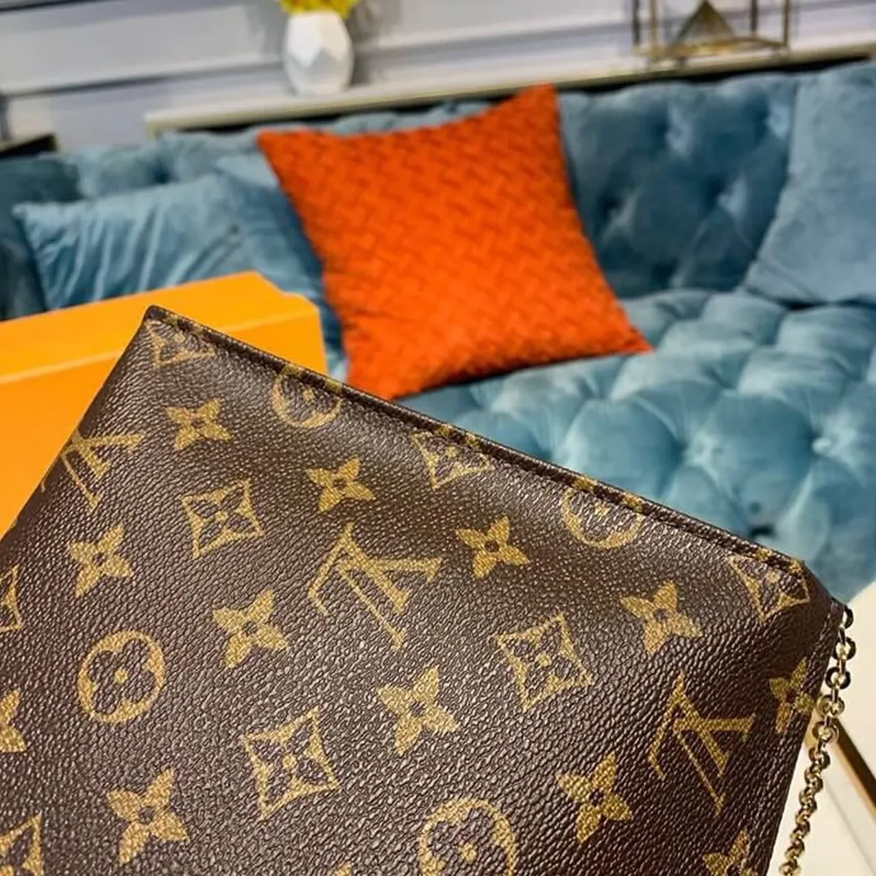 Louis Vuitton Toiletry Pouch On Chain Monogram Canvas Louis Vuitton Toiletry Pouch On Chain Monogram Canvas