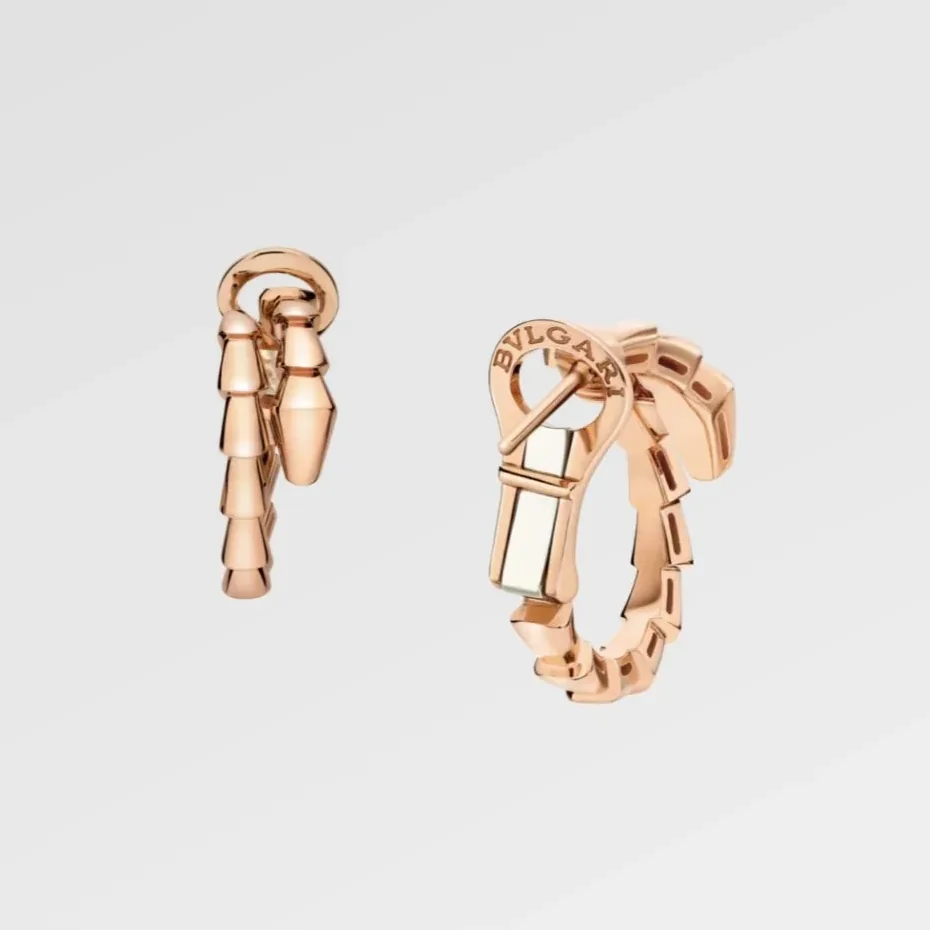 Bvlgari Serpenti Viper Earrings Rose Gold Bvlgari Serpenti Viper Earrings Rose Gold