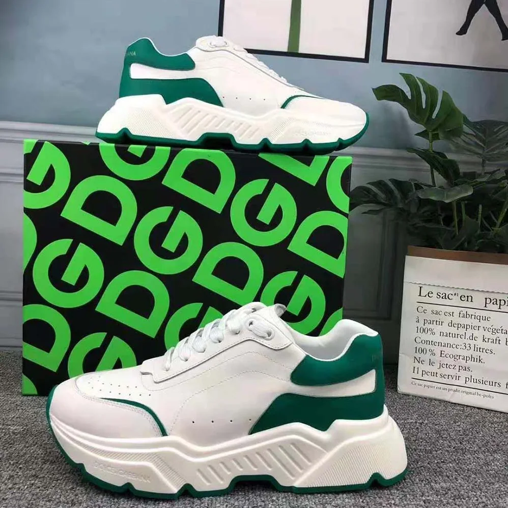 Dolce Gabbana D&G Daymaster Sneakers in Nappa Calfskin for Men in Green Dolce Gabbana D&G Daymaster Sneakers in Nappa Calfskin for Men in Green