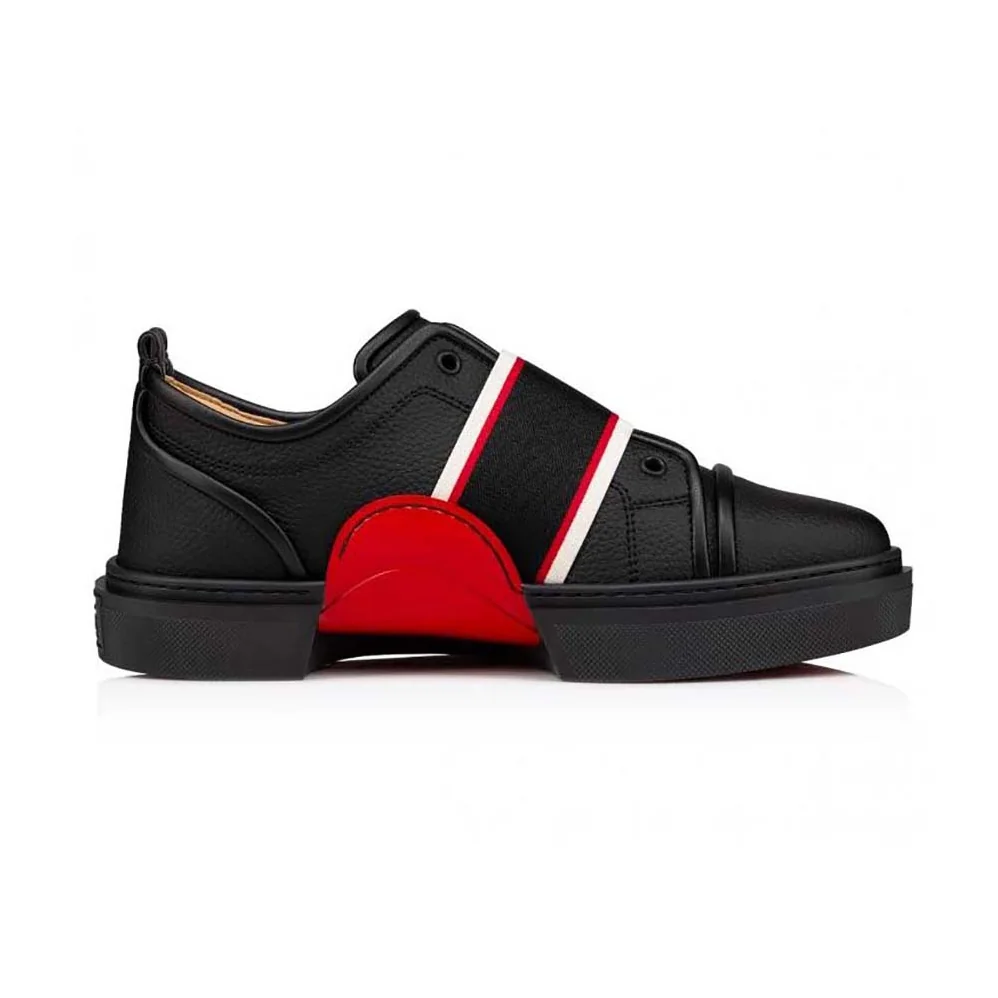 Christian Louboutin Adolescenza Sneakers for Men in Black Christian Louboutin Adolescenza Sneakers for Men in Black